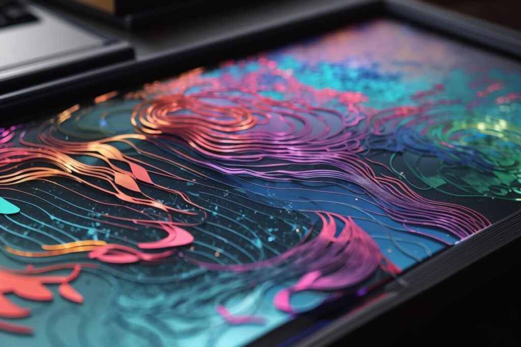 Liquid Crystal Paper screen